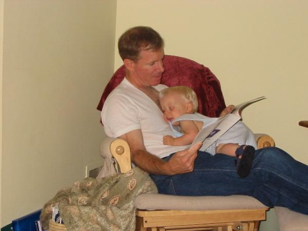 Sometimes he likes to cuddle